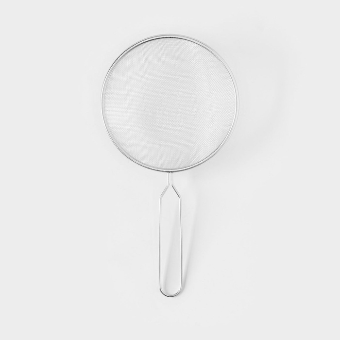 Сито для просеивания Доляна «Краски», d=16 см, серебристое - Фото 1