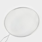 Сито для просеивания Доляна «Помощник», d=18 см, серебристое - Фото 3