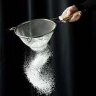 Сито для просеивания с деревянной ручкой Доляна «Стандарт», d=18 см, нержавеющая сталь - Фото 6