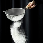 Сито для просеивания с деревянной ручкой Доляна «Стандарт», d=21 см, нержавеющая сталь - Фото 7