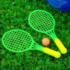 Игровой набор Ракетки, мяч детский Совенок, 22 см, цвета МИКС - Фото 3