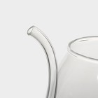 Бокал для вина Magistro «Пантера», 300 мл, стекло, с трубочкой, прозрачный - Фото 4