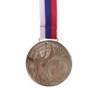 Медаль призовая «Ника» диам 4,5 см. 1 место. Цвет зол. С лентой - Фото 2