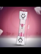 Часы песочные «Зубик» на 10 минут, 9×2.1 см, розовые - Фото 3