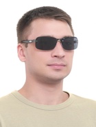 Очки солнцезащитные OneSun, дужка 13 см, ширина 15 см, 4.5×6.5 см, линзы - накладки - Фото 6