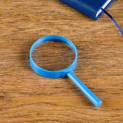 Лупа классическая 3х Мастер К, d=5.5 см, синяя