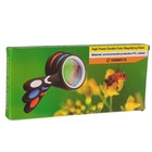 Лупа классическая, прорезиненный корпус 10х, d=5 см - Фото 3