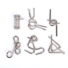 Металлические головоломки «Умные гвозди», набор 6 шт. - Фото 3