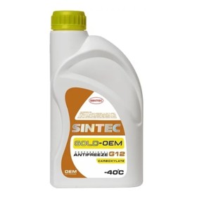 Антифриз Sintec GOLD -40 желтый G12, 1 кг
