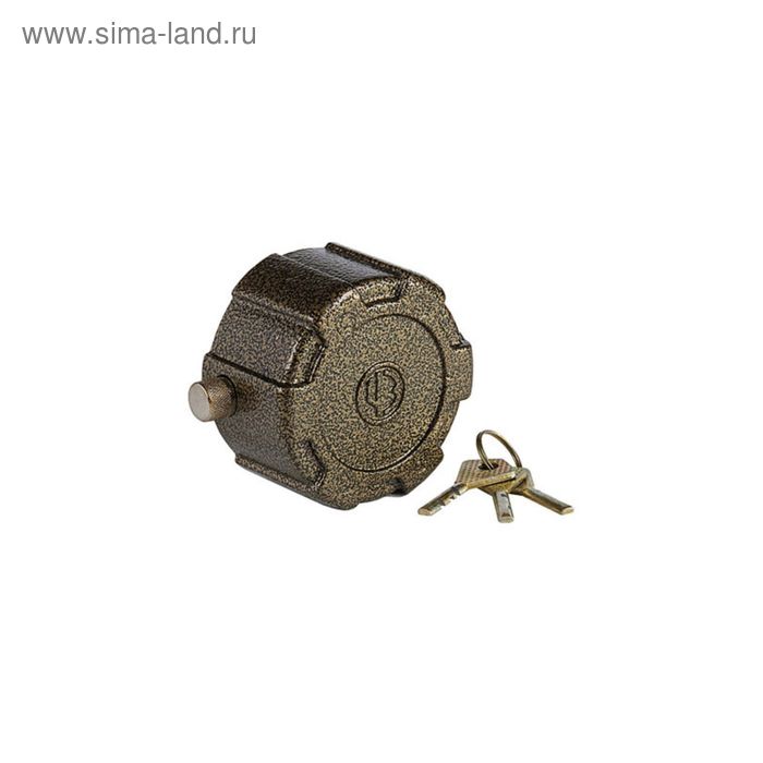 Замок навесной «Чебоксары»ВС 2- 36, d=14 мм, «крышка бензобака» - Фото 1