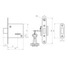 Замок врезной Димитровград ««Зенит»» ЗВ 8-4 (8-4.1), без ручки, 3 ключа - Фото 2