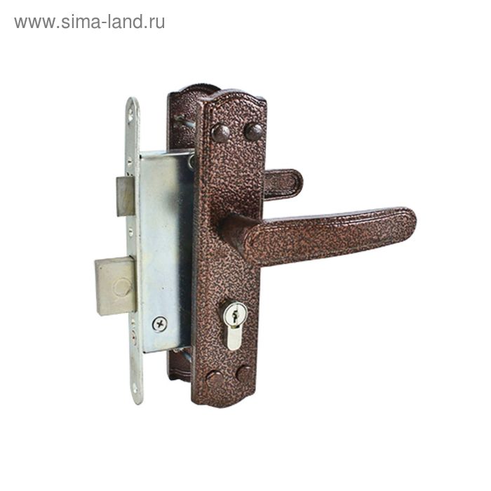 Замок врезной Димитровград «Омега» ЗВ4.3-03-01, цилиндровый, м/о 55 мм, с/руч - Фото 1