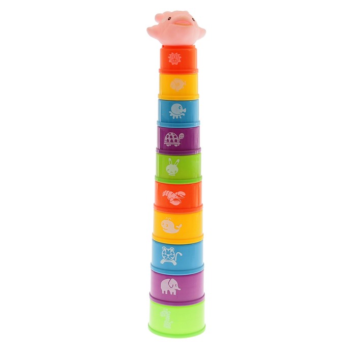 Набор для ванной «Китёнок», 11 предметов - Фото 1