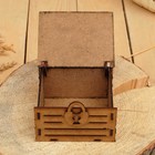 Оберег-домовой "Богатейка на сундуке, без шляпы", 17х14х10 см, микс - Фото 4