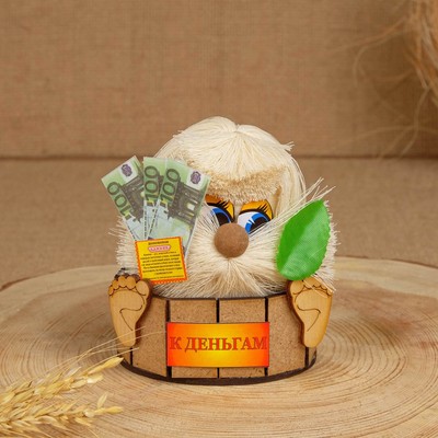 Фигурка-оберег «Домовой. Банник малый, с пяточками», 13×13×11 см, МИКС