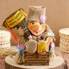 Фигурка оберег-домовой «Баба яга на сундуке», 30×29×23 см, МИКС - Фото 7