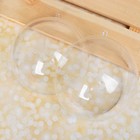 Ёлочный шар заготовка, раздельные части «Шар», диаметр собранного 12 см - Фото 3