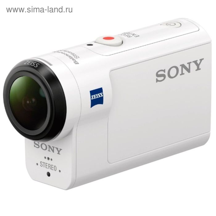 Экшн-камера Sony HDR-AS300, 1xExmor R CMOS, 8.2 Mpix, белая - Фото 1