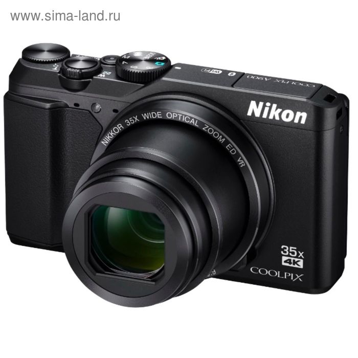 Фотоаппарат Nikon CoolPix A900, 20.3 Mpix, Zoom35x 2.7", 4K, HDMI, черный - Фото 1