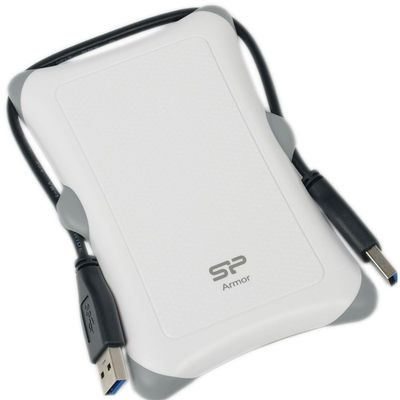 Внешний жесткий диск Silicon Power USB 3.0 2 Тб A30 SP020ТбPHDA30S3W Armor 2.5", белый