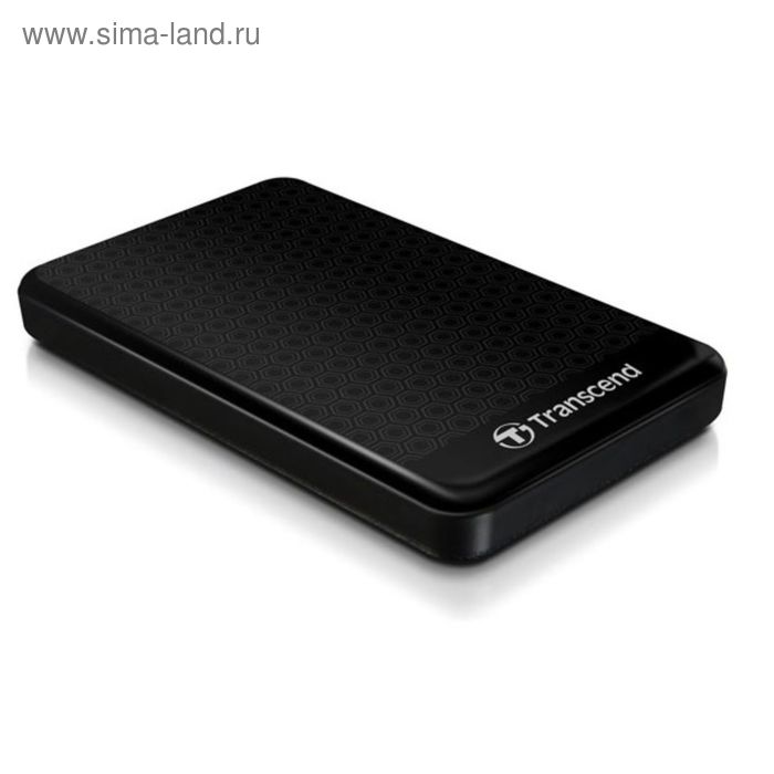 Внешний Жёсткий диск Transcend, USB 3.0, 2 ТБ, TS2TSJ25A3K, StoreJet, 25A3, 2.5", чёрный - Фото 1