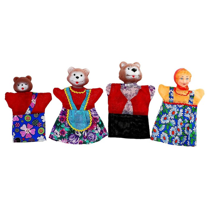 Кукольный театр «Три медведя», 4 персонажа - Фото 1