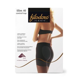Колготки женские Filodoro Slim, 40 den, размер 4, цвет nero