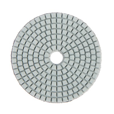 Алмазный гибкий шлифовальный круг ТУНДРА "Черепашка", для мокрой шлифовки, 100 мм, № 200