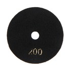 Алмазный гибкий шлифовальный круг ТУНДРА "Черепашка", для мокрой шлифовки, 100 мм, № 200 - фото 8392746