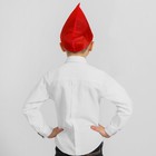 Пилотка пионерская, красная - Фото 2