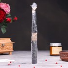 Свеча магическая «На чистку дома», с травой, чёрная, 20 см - Фото 5