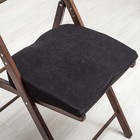 Анатомическая подушка на стул Rosava Sit 42х39 см, белый, велюр Memory Foam, 100% пэ - Фото 1