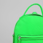 Рюкзак молодёжный, отдел на молнии, наружный карман, цвет зелёный - Фото 4
