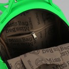 Рюкзак молодёжный, отдел на молнии, наружный карман, цвет зелёный - Фото 5
