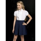 Блузка для девочки, рост 164 см, цвет белый - Фото 1