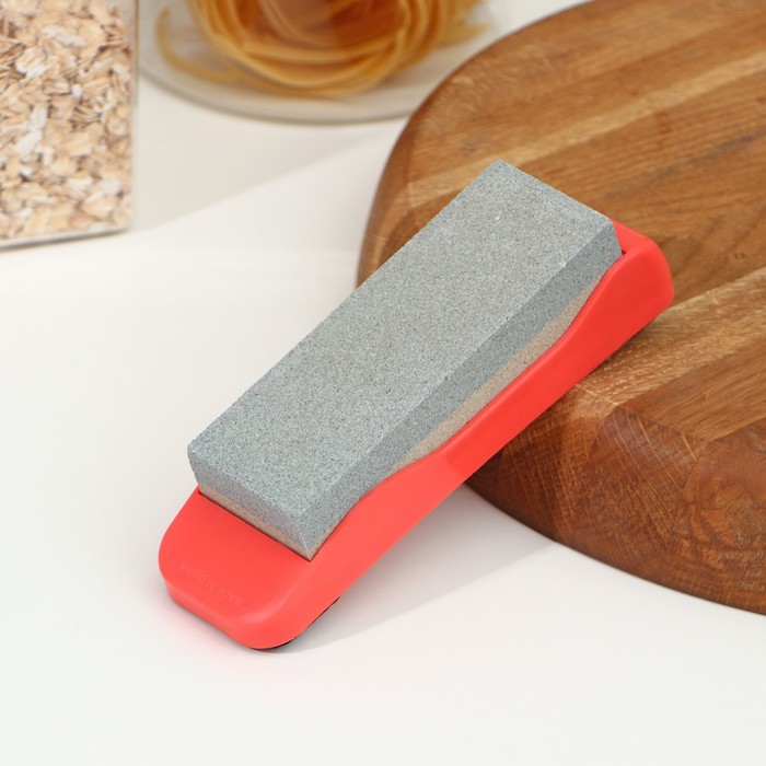 Точильный камень Доляна «Стоун», 14.7 см, цвет МИКС - Фото 1