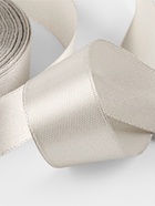 Лента атласная, 25 мм, 23±1 м, светло-серая №179 - Фото 4