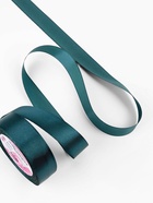 Лента атласная, 25 мм, 23±1 м, тёмно-бирюзовая №62 - Фото 3