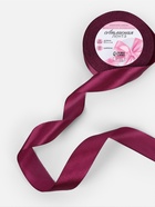 Лента атласная, 25 мм, 23±1 м, фиолетовая №252 - Фото 2