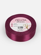 Лента атласная, 25 мм, 23±1 м, фиолетовая №252 - Фото 6