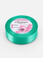 Лента атласная, 25 мм, 23±1 м, бирюзовая №54 - Фото 5