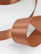 Лента атласная, 25 мм, 23±1 м, светло-коричневая №136 - Фото 3