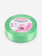 Лента атласная, 25 мм, 23±1 м, светло-зелёная №80 - Фото 5