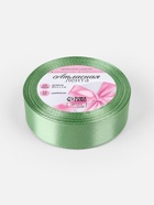Лента атласная, 25 мм, 23±1 м, нежно-зелёная №65 - Фото 5