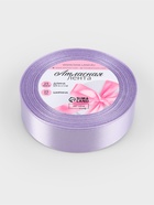 Лента атласная, 25 мм, 23±1 м, светло-сиреневая №290 - Фото 5