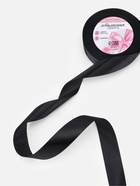 Лента атласная, 25 мм, 23±1 м, чёрная №39 - Фото 2