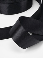 Лента атласная, 25 мм, 23±1 м, чёрная №39 - Фото 3