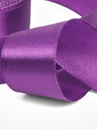 Лента атласная, 25 мм, 23±1 м, пурпурно-фиолетовая №35 - Фото 3