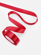 Лента атласная, 25 мм, 23±1 м, красная №33 - Фото 3