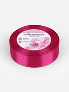 Лента атласная, 25 мм, 23±1 м, ярко-розовая №27 - Фото 5